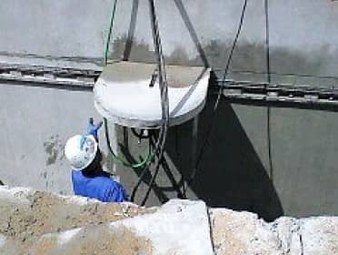 ウォールソーポンプ場改修